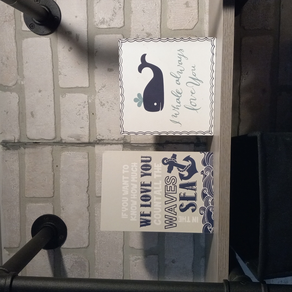 Nautical wood signs